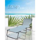 Ecm Proger Katlanır Kademeli Şezlong- Gri