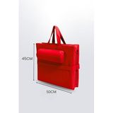 Ecm Proger Taşınabilir Katlanır Çanta Şezlong Minderi Kırmızı 190x50 cm