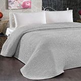 Eco Concept Emboss Battaniye, Çift Kişilik Battaniye, 220x240, Peluş Battaniye, Çeyizlik, Gri