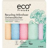 Eco Freude Mikrofiber Temizlik Bezi 5'li Set Geri Dönüştürülmüş Vegan Malzeme 32x32 cm