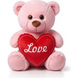 Eco Lounge 04031 45 cm Love Kalpli Ayıcık Peluş Oyuncak