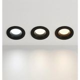 Eco Lounge 1 Adet Cata Ct 5261 Başak Siyah Kasa 8W Sıva Altı LED Spot 3 Renk