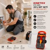 Eco Lounge 25PCS Saatçi - Telefoncu Bits Tornavida Uç Bits Seti KTX-3450 BX40