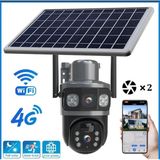 Eco Lounge 4mp 4K 4g Sım Kartlı Çift Lens Güneş Enerjili Hareketli Dış Mekan Gece Görüş Güvenlik Kamerası