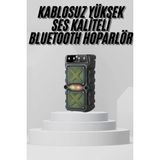Eco Lounge Bluetooth Hoparlör Yüksek Ses Kaliteli Büyük Boy Çift Çıkışlı Ses Bombası