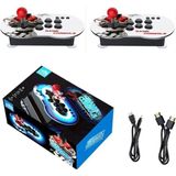 Eco Lounge Çift Kişilik Retro Joystickli Beyaz Oyun Konsolu, 4K Hd Görüntü, Oyun, Bluetooth Yok