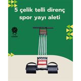 Eco Lounge Çok Fonksiyonlu 3'ü 1 Arada Spor Aleti – Kol, Göğüs Genişletici ve Mekik Destekçisi