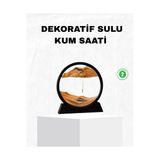 Eco Lounge Dekoratif Kum Saati – Şık Masa Üstü Aksesuar, Dayanıklı Malzeme, Kla Tasarım Vitrin