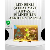 Eco Lounge Dekoratif LED Yazı Tahtası – Silinebilir, Neon Kalemli, Planlama ve Hatırlatma Için Ideal