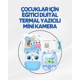 Eco Lounge Dijital Termal Yazıcılı Mini Kamera – Hd Video & Anında Fotoğraf Çıktısı