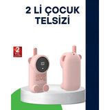Eco Lounge LCD Ekranlı Bebek Telsizi – Iki Yönlü Ses, Uzun Menzil, Çocuk Dostu Tasarım