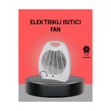 Eco Lounge Mini Elektrikli Isıtıcı 2000W – Termostatlı Fanlı Isıtma, Taşınabilir Tasarım