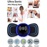 Eco Lounge Mini Şarjlı Kelebek Elektrikli Masaj Aleti 8 Modlu LCD Ekran ile Boyun Omuz Kol Sırt İçin