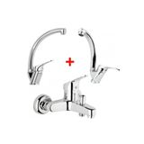 Eco Lounge Mix Banyo Bataryası Lavabo - Evye 3 Lü Avantajlı Set TB35-Kepepo4171