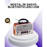 Eco Lounge Nostalji Bluetooth Radyo Fm Am Sw Ahşap Eskitme Tasarım