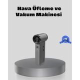 Eco Lounge Şarjlı 130000 Rpm Hava Üflemeli ve Vakumlu Araç Ev Temizlik Makinesi