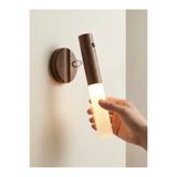Eco Lounge Şarjlı LED Lüks Duvar Aplik Ahşap Renk Kablosuz Hareket Sensörlü Günışığı Lamba Modeli SS50-BX-AHSAP-SENSORLU-APLIK-HF10
