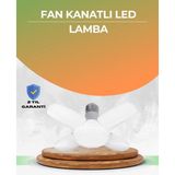 Eco Lounge Tasarruflu Pervane LED Ampül 4 Kollu 60 Watt Geniş Alan Aydınlatma
