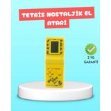 Eco Lounge Taşınabilir El Aterisi Gameboy – Klasik Tetris Oyunu, Pil ile Çalışan Mini El Konsolu