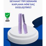 Eco Lounge Taşınabilir Saç Düzleştirici Tarak – Ayarlanabilir Isı Kontrollü