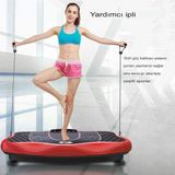 Eco Lounge Titreşimli Müzikli Egzersiz Plaka Kırmızı Renk Tüm Vücut Spor Masaj Aleti - Ekipman & Aksesuar