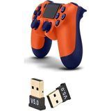 Eco Lounge Turuncu Bluetooth Bağlantılı Gamepad, Playstation 4 Uyumlu, Kablosuz, USB Dongle Dahil