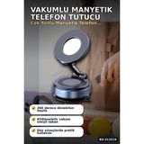 Eco Lounge Vakumlu Emişli 360 Derece Döner Manyetik Telefon Tutucu - Güçlü Mıknatıslı Araba Masaüstü BX-313519