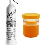 Eco Pinax Tüp Lehim Teli 25 gr 1.2mm + Lehim Pastası - 40GR