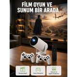 Eco Port 10.000 Oyun Destekli, Çift Kollu 4K Projeksiyon – Hdmı, Usb, Aux, Ethernet Yok Yeni Nesil