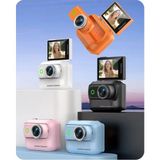 Eco Port 1080P Dijital Video Kamera (32GB) Kart Dijital Vlog Fotoğraf Makinesi Türkçe Pembe