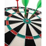 Eco Port 15 Inç Büyük Boy Dart Tahtası Ev Oyun Seti 4 Adet Metal Uç Oklu