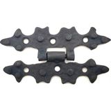 Eco Port Antika Tarz Dekoratif Pirinç Yıldız Menteşe - 84X44 Mm, Oksit - Çok Renkli