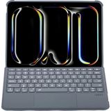 Eco Port Apple T5504D Ipad Pro 11 (2024) Kılıf Palermo Ledli Klavyeli Standlı Tablet Kılıfı - Siyah