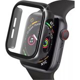 Eco Port Apple Watch 41MM Camlı Kasa Ekran Koruyucu - Siyah - Çok Renkli
