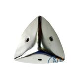 Eco Port Dekoratif, Kutu, Sandık Köşesi - 45X28 Mm,büyük, Nikel, 1 Adet - Çok Renkli