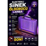 Eco Port Elektrikli Sinek Öldürücü Lamba | Şarjlı, Sessiz, LED Işıklı Etkili Koruma