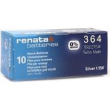Eco Port Fa Aksesuar Renata 364 SR621SW 1.55V Alkalin Saat Pili 10 Adet - Çok Renkli