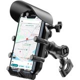 Eco Port Gidon Bağlantılı Güneş ve Yağmur Korumalı 360° Derece Ayarlanabilir Motosiklet Bisiklet Telefon Tutucu