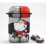 Eco Port Hello Kitty Figürlü Çift Bölmeli Matara Suluk ALK4716 - Çok Renkli