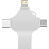 Eco Port Otg 4in1 Cep Telefonu Çok Fonksiyonlu USB Flash Bellek 128 GB Type-C, Micro Sd ve Kart Okuyucu