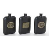 Eco Port Paslanmaz Çelik Kabartmalı Tekli 6 Oz Matara ALK2666 - Çok Renkli