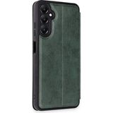 Eco Port Samsung Galaxy A15 4g Kılıf Flip Cover - Koyu Yeşil