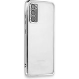 Eco Port Samsung Galaxy S20 Fe Kılıf Razer Lensli Silikon - Gümüş