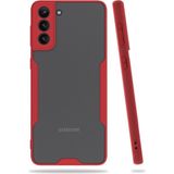 Eco Port Samsung Galaxy S21 Plus Kılıf Platin Silikon - Kırmızı
