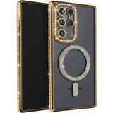 Eco Port Samsung Galaxy S23 Ultra Joke Simli Magneticsafe Kılıf - Gold - Belirtilmemiş - Altın