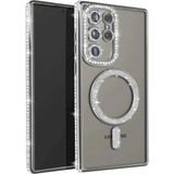 Eco Port Samsung Galaxy S23 Ultra Joke Simli Magneticsafe Kılıf - Gümüş - Belirtilmemiş - Altın