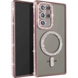 Eco Port Samsung Galaxy S23 Ultra Joke Simli Magneticsafe Kılıf - Pembe - Belirtilmemiş - Altın