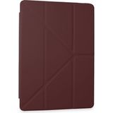 Eco Port Samsung Galaxy Tab A9 Kılıf Kalemlikli Mars Tablet Kılıfı - Mürdüm - Çok Renkli