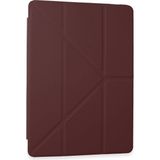 Eco Port Samsung Galaxy Tab A9 Kılıf Kalemlikli Mars Tablet Kılıfı - Mürdüm - Mürdüm