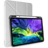 Eco Port Samsung Galaxy Tab A9 Plus Kılıf Kalemlikli Mars Tablet Kılıfı - Gri